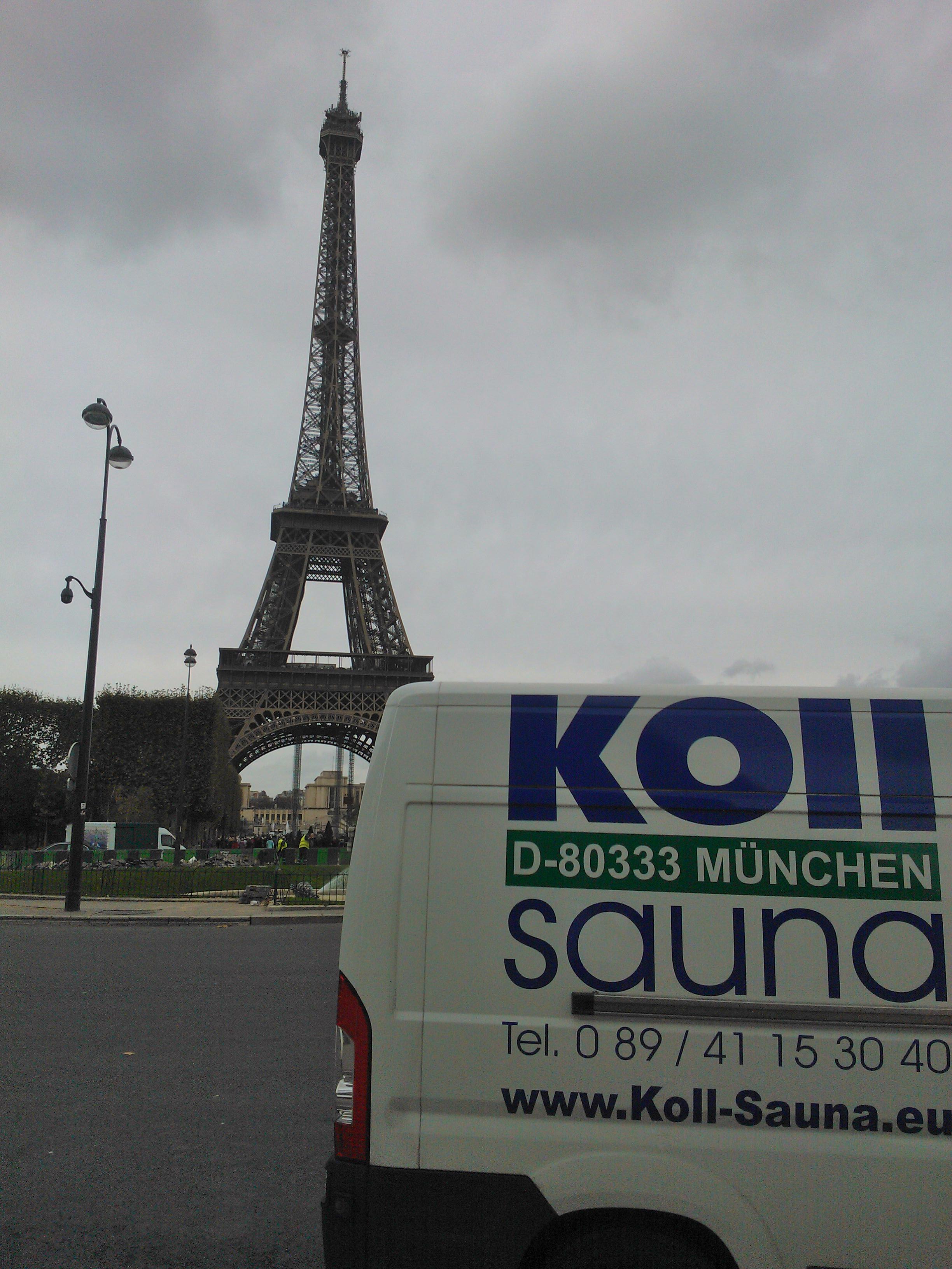 Koll Saunabau in Paris nhe Eiffelturm